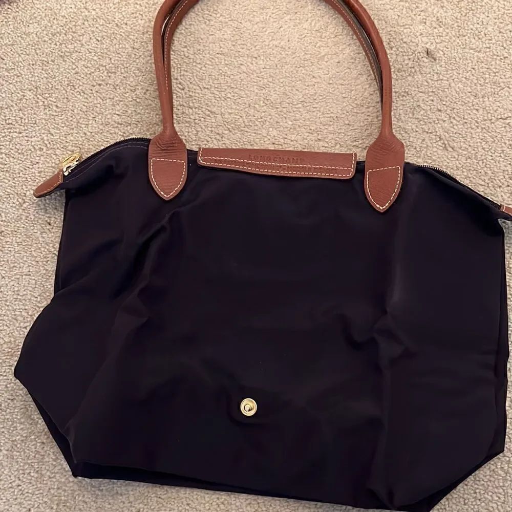 LongChamp Small Tote Purple - Picture 3 of 7